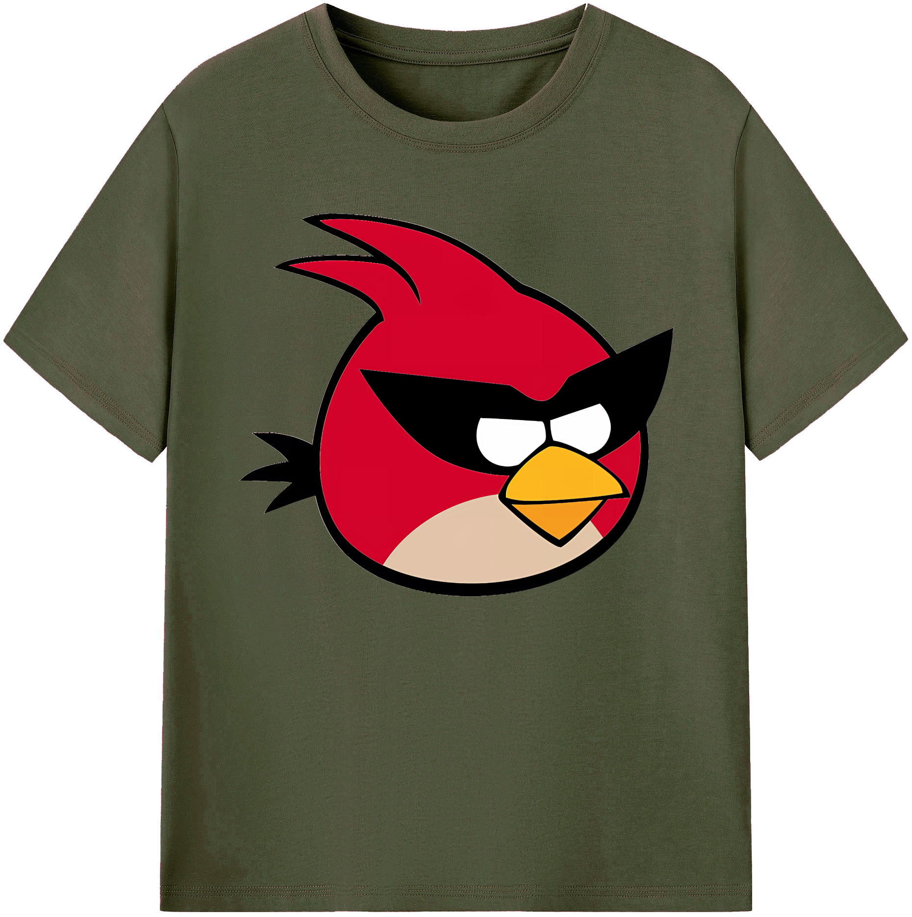 （画像用） Angry Birds アングリーバード 綿100％ メンズ半袖Tシャツ｜肌触りやわらか＆通気性
